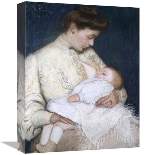 Global Gallery GCS-279393-16-142 16 in. Nursing the Baby Art Print - L