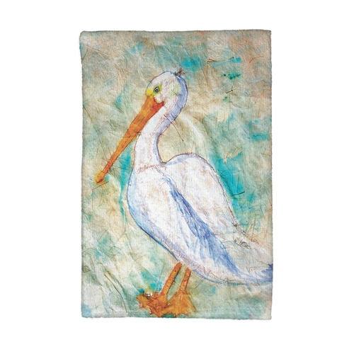 Betsy Drake KT948 Pelican on Rice Kitchen Towel