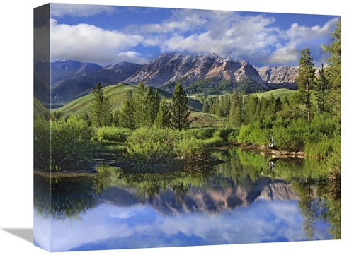 Global Gallery GCS-396400-16-142 16 in. Easely Peak, Sawtooth Nati