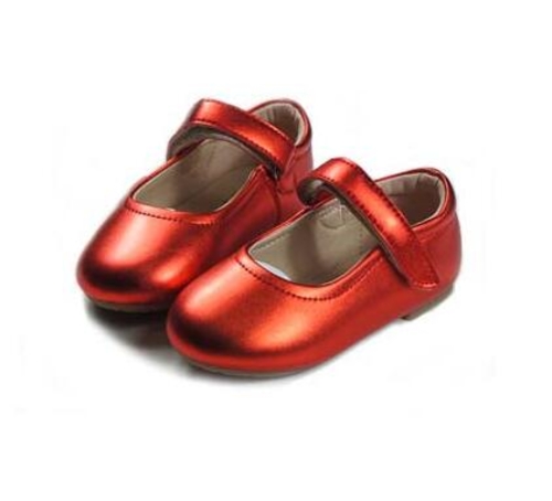 2019 New little girl princess Solid color metallic