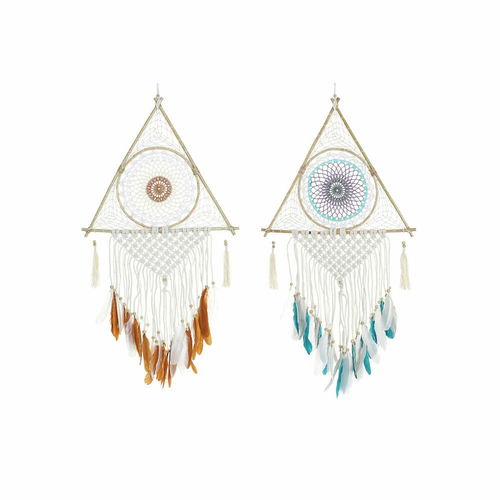 Dream Catcher DKD Home Decor 8424001858279 42 x 2 x 97 cm Feathers