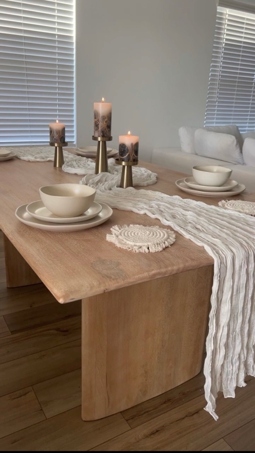 Macramé Drink Coasters, (7inch)