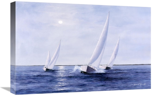 Global Gallery GCS-393967-1624-142 16 x 24 in. Blue Sails Art Print - 