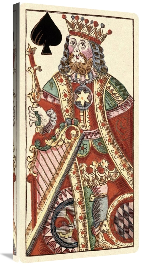 Global Gallery GCS-455060-1836-142 18 x 36 in. King of Spades - Bauern