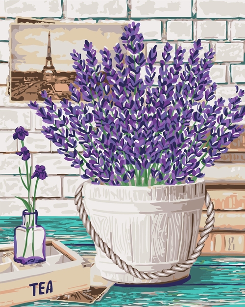 Painting by Numbers kit Crafting Spark Lavender Aroma B080 19.69 x