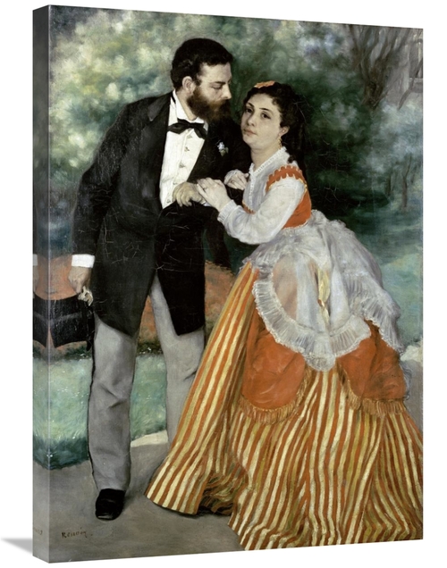 Global Gallery GCS-279616-30-142 30 in. Alfred Sisley & His Wife Art P