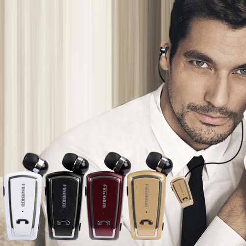 Wireless Clip Retractable Bluetooth 4.0 Headset