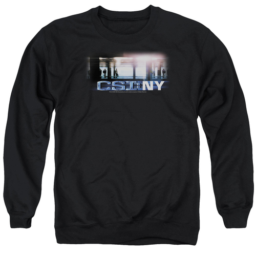 Trevco CBS128-AS-3 CSI & New York Subway Long Sleeve Adult Crewneck Sw