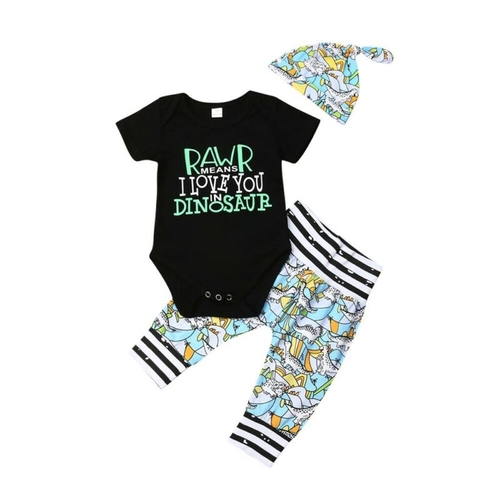 Casual Infant Baby Boy Girl Clothes Sets Romper