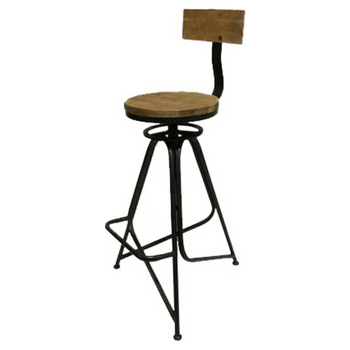 Stool DKD Home Decor Metal Fir Plastic 63 x 53 x 94 cm