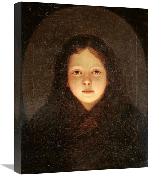 Global Gallery GCS-268627-22-142 22 in. A Girl, Head & Shoulders A