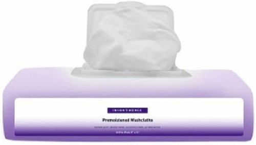 Personal Wipes 8 x 12". Case of 600 Pre-moistened Wipes in Tubs. Hand