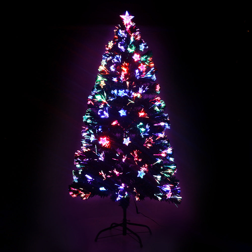 Jingle Jollys Christmas Tree 1.5M LED Xmas trees with Lights Multi