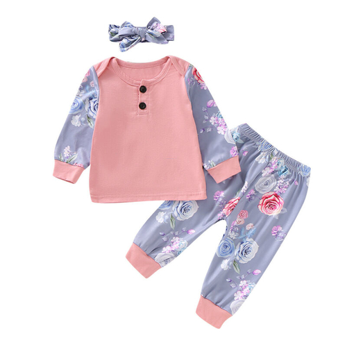 Pudcoco Autumn Newborn kids Infant Baby Girls