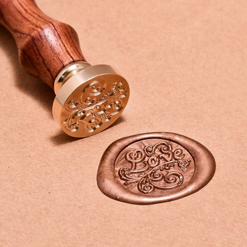 Floral LOVE Wax Seal Stamp Set