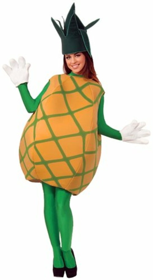 Forum Novelties 243409 Pineapple Adult Costume, Orange - One Size