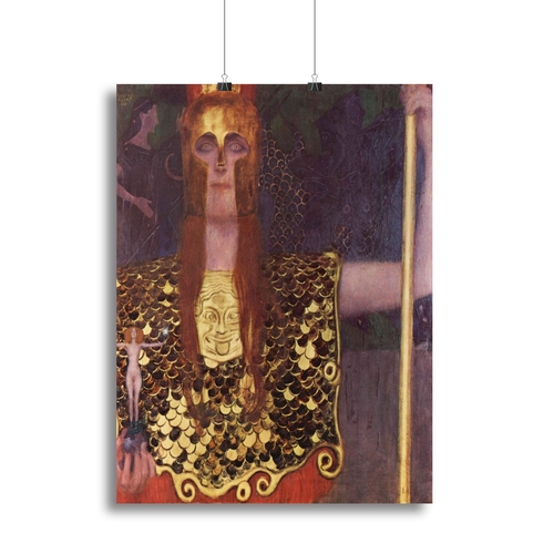 Pallas Athena by Klimt Canvas Print or Poster