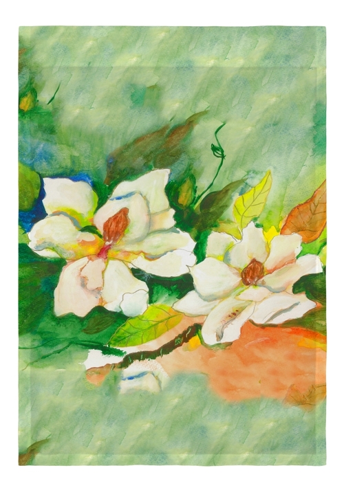 Betsy Drake FL251 Magnolias Flag - 12.5 x 18 in.