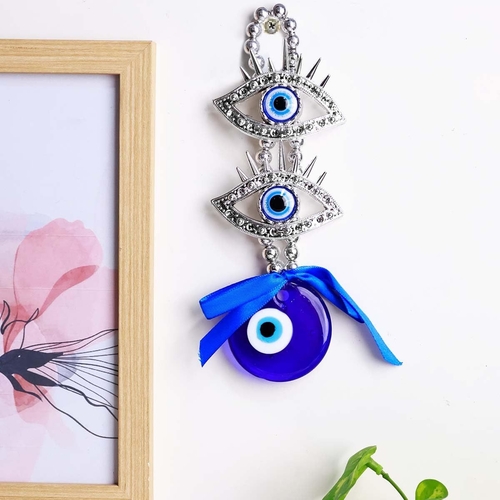 2 Eye Lashed Evil Eye Hanging for Home