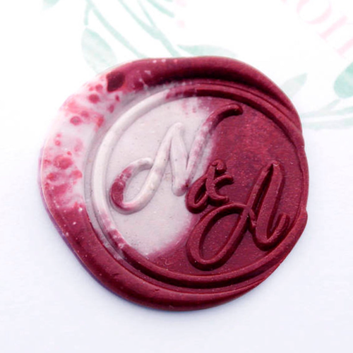 Custom Wax Seal Stamp Initial Alphabet Sealing Wax Stamp