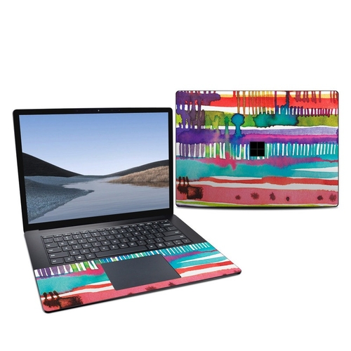DecalGirl MS3L15R-WCLINES Microsoft Surface Laptop 3 15 in. Skin - Wat