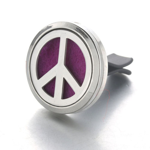 30mm Car Air Freshener Stainless Steel Peace