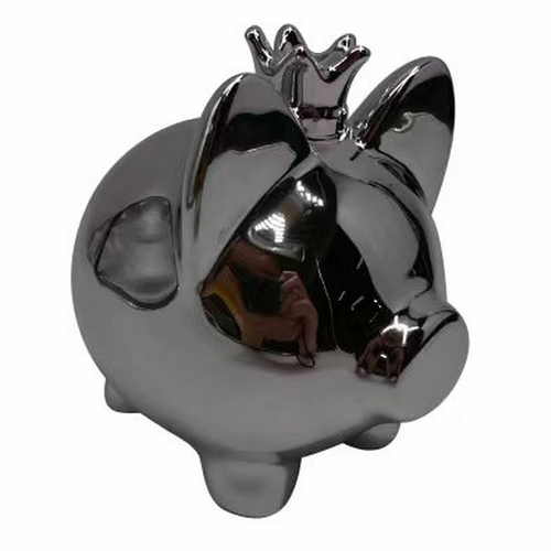 Money box DKD Home Decor Dolomite Children's Modern Pig 13 x 11 x 12,5