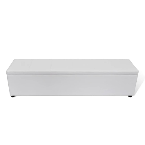 Storage Bench White Large Size