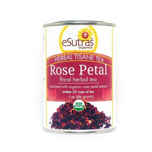 eSutras Organics 17-01-07-H15 Rose Petal Tea - 1 Oz