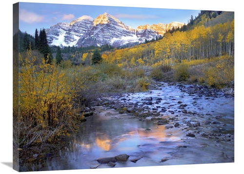 Global Gallery GCS-396284-2432-142 24 x 32 in. Maroon Bells & Maroon C