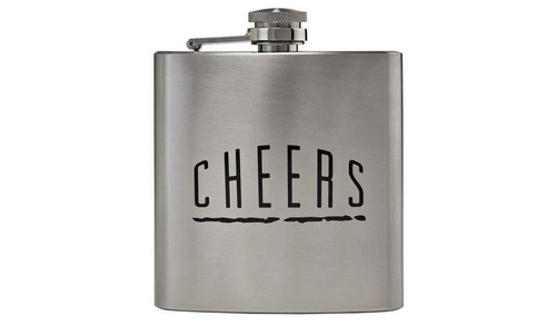 Cheers Flask Stainless Steel Hip Flask Personalized Gift