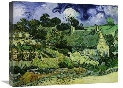 Global Gallery GCS-281618-22-142 22 in. House with Straw Ceiling, 