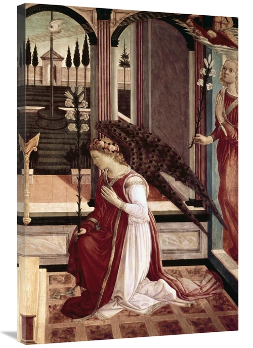 Global Gallery GCS-278240-36-142 36 in. Annunciation - Detail Art Prin