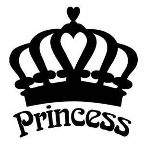 3 Inch Cloth Patch Princess Crown