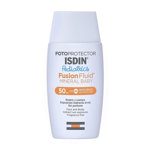 Sun Screen Lotion Isdin Fotoprotector Pediatrics Mineral Baby Spf 50+