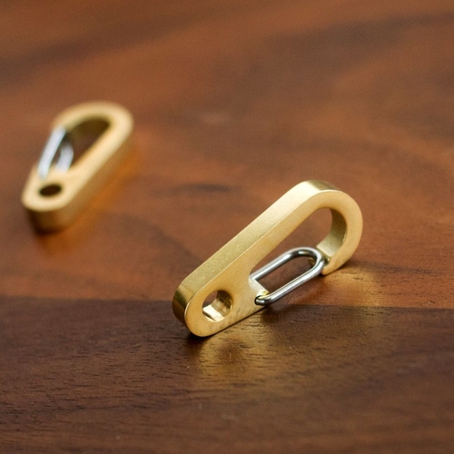 Main EDC Brass Keychain image