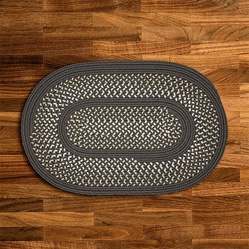 Colonial Mills Rug DF31R036X060 3 x 5 ft. Deerfield Braided Rug Gray