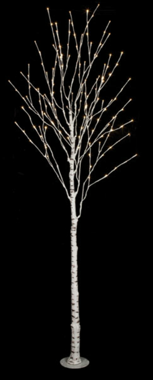 Autograph Foliages L-150020 10 ft. LED Birch Tree, White