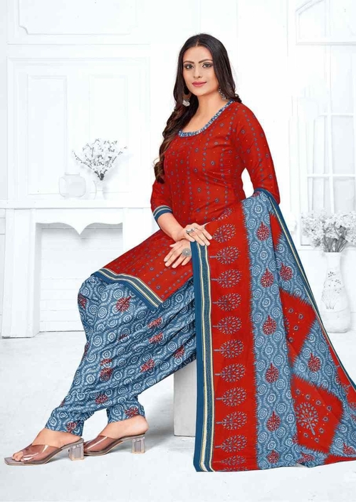 Printed Pure Cotton Saree With Printed Blouse Piece For Women Grey