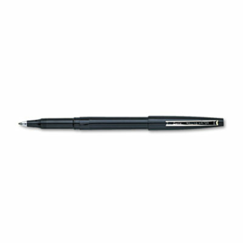 Pentel R100A Rolling Writer Roller Ball Capped Pen  Black Ink  Medium 