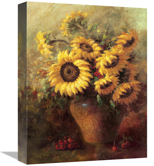 Global Gallery GCS-125960-1216-142 12 x 16 in. Marias Sunflowers Art P