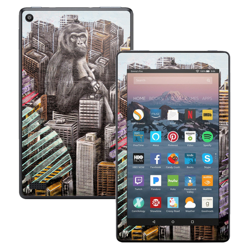MightySkins AMKF717-Big City Monkey Skin for Amazon Kindle Fire 7 2017
