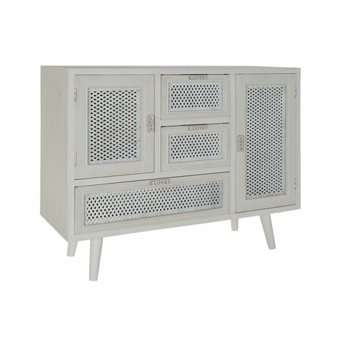 Chest of drawers DKD Home Decor Wood MDF White (90 x 35 x 73 cm)