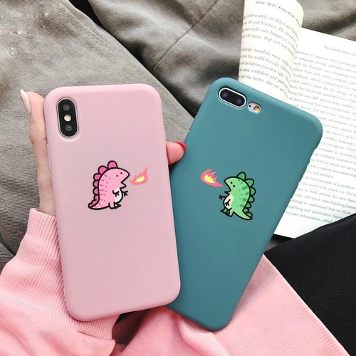 Cartoon Fire Breathing Dragon iPhone Case