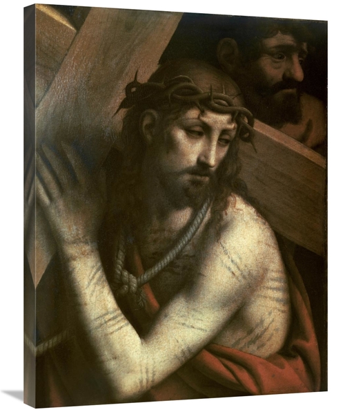 Global Gallery GCS-282367-30-142 30 in. Christ Bearing His Cross Art P