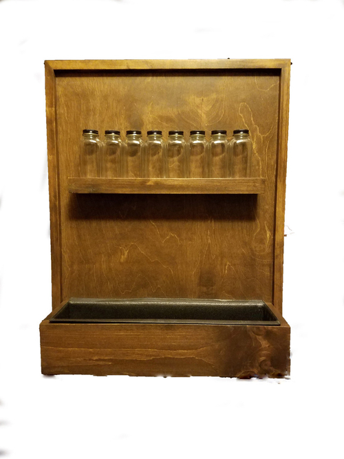 Grown by you WM19SR-W Wall Mounted Spice Rack with Planting Tray, 