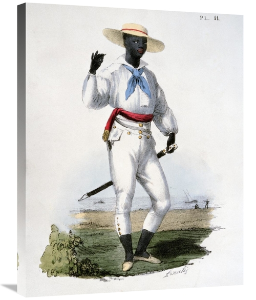 Global Gallery GCS-278234-30-142 30 in. Black Man of the Vera Cruz Reg