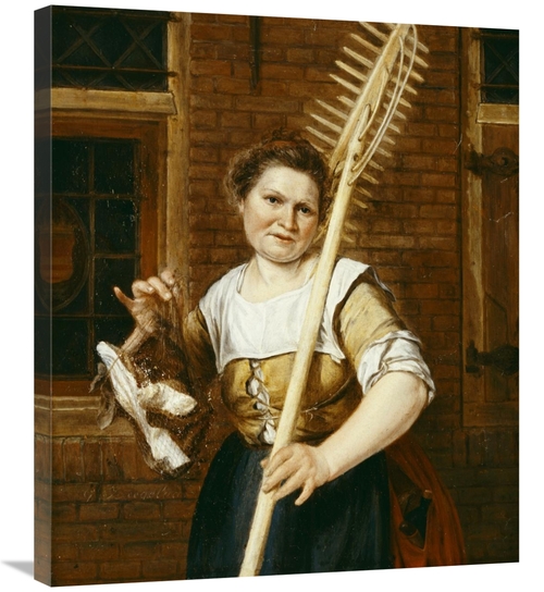 Global Gallery GCS-267610-30-142 30 in. Wife of Haymaker Art Print - G