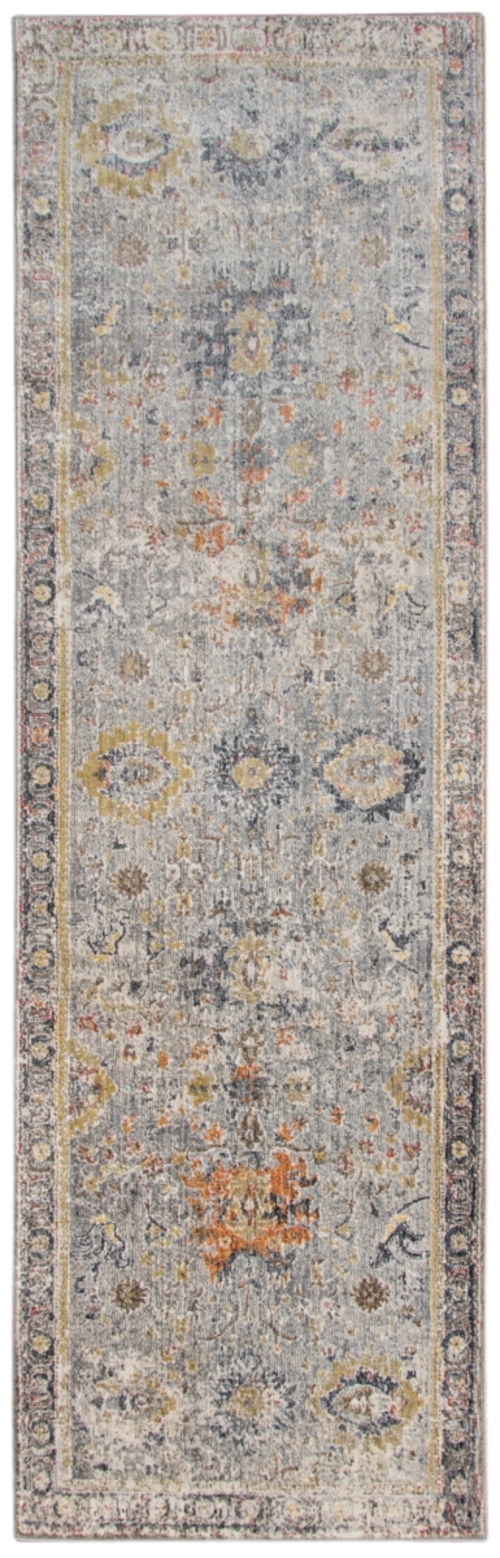Amer Rug FAI126710 Fairmont Cream Bordered Runner Rug - 2 ft. 6 in. x 