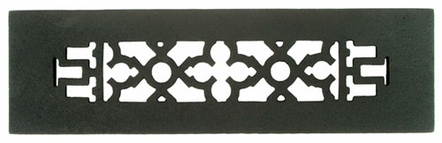 Acorn GR2BG 10" x 2.25" Cast Iron Grille - Black